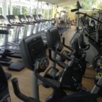 running machine and gym equipment