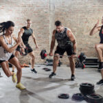 Bootcamp circuit training fitness class